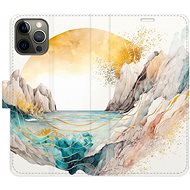iSaprio flip pouzdro Winter in the Mountains pro iPhone 12/12 Pro - Phone Cover