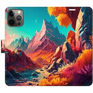 iSaprio flip pouzdro Colorful Mountains pro iPhone 12/12 Pro - Phone Cover