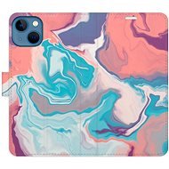 iSaprio flip pouzdro Abstract Paint 06 pro iPhone 13 - Phone Cover