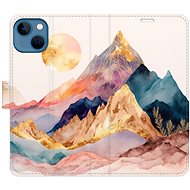 iSaprio Beautiful Mountains flip case for iPhone 13 - Phone Cover