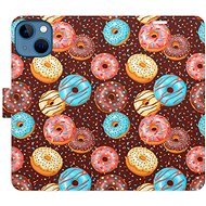 iSaprio flip pouzdro Donuts Pattern pro iPhone 13 - Phone Cover