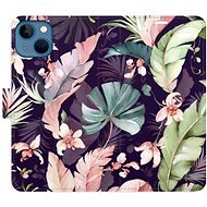 iSaprio flip pouzdro Flower Pattern 08 pro iPhone 13 - Phone Cover