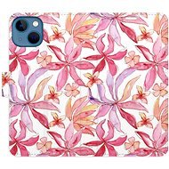 iSaprio flip pouzdro Flower Pattern 10 pro iPhone 13 - Phone Cover