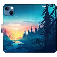 iSaprio flip case Magical Landscape for iPhone 13 - Phone Cover