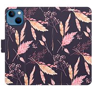 iSaprio flip case Ornamental Flowers 02 for iPhone 13 - Phone Cover