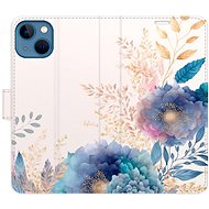 iSaprio flip pouzdro Ornamental Flowers 03 pro iPhone 13 - Phone Cover