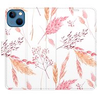 iSaprio flip pouzdro Ornamental Flowers pro iPhone 13 - Phone Cover