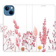 iSaprio flip puzdro Pink Flowers 03 pre iPhone 13 - Kryt na mobil