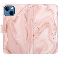 iSaprio flip case RoseGold Marble for iPhone 13 - Phone Cover