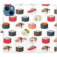 iSaprio flip puzdro Sushi Pattern 02 pre iPhone 13 - Kryt na mobil