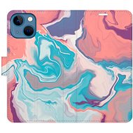 iSaprio flip pouzdro Abstract Paint 06 pro iPhone 13 mini - Phone Cover