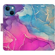 iSaprio flip case Colour Marble 02 for iPhone 13 mini - Phone Cover