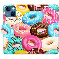 iSaprio flip pouzdro Donuts Pattern 02 pro iPhone 13 mini - Phone Cover