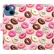 iSaprio flip pouzdro Donuts Pattern 03 pro iPhone 13 mini - Phone Cover