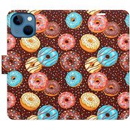 iSaprio flip pouzdro Donuts Pattern pro iPhone 13 mini - Phone Cover