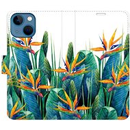 iSaprio flip pouzdro Exotic Flowers 02 pro iPhone 13 mini - Phone Cover