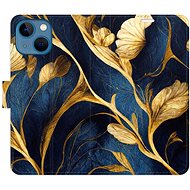 iSaprio flip case GoldBlue for iPhone 13 mini - Phone Cover