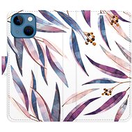 iSaprio flip pouzdro Ornamental Leaves pro iPhone 13 mini - Phone Cover