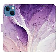 iSaprio flip pouzdro Purple Paint pro iPhone 13 mini - Phone Cover