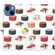 iSaprio flip pouzdro Sushi Pattern 02 pro iPhone 13 mini - Phone Cover