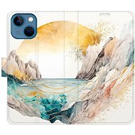 iSaprio flip pouzdro Winter in the Mountains pro iPhone 13 mini - Phone Cover
