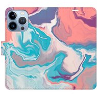 iSaprio flip pouzdro Abstract Paint 06 pro iPhone 13 Pro - Phone Cover