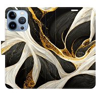 iSaprio flip pouzdro BlackGold Marble pro iPhone 13 Pro - Phone Cover