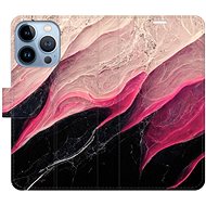 iSaprio flip pouzdro BlackPink Marble pro iPhone 13 Pro - Phone Cover