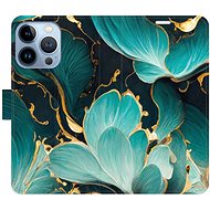 iSaprio flip pouzdro Blue Flowers 02 pro iPhone 13 Pro - Phone Cover