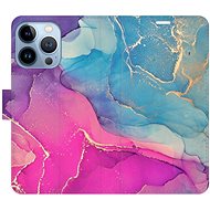 iSaprio flip pouzdro Colour Marble 02 pro iPhone 13 Pro - Phone Cover