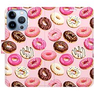 iSaprio flip pouzdro Donuts Pattern 03 pro iPhone 13 Pro - Phone Cover