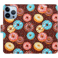 iSaprio flip pouzdro Donuts Pattern pro iPhone 13 Pro - Phone Cover