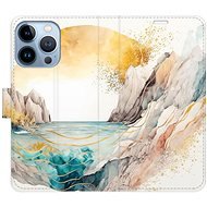 iSaprio flip pouzdro Winter in the Mountains pro iPhone 13 Pro - Phone Cover