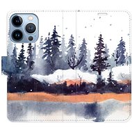 iSaprio flip pouzdro Winter 02 pro iPhone 13 Pro - Phone Cover