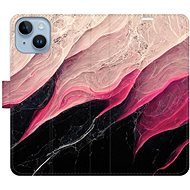 iSaprio flip pouzdro BlackPink Marble pro iPhone 14 - Phone Cover