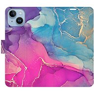 iSaprio flip pouzdro Colour Marble 02 pro iPhone 14 - Phone Cover
