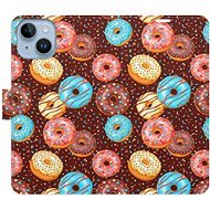 iSaprio flip puzdro Donuts Pattern pre iPhone 14 - Kryt na mobil