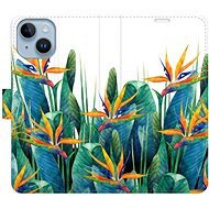 iSaprio flip puzdro Exotic Flowers 02 pre iPhone 14 - Kryt na mobil