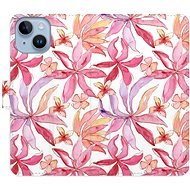 iSaprio flip pouzdro Flower Pattern 10 pro iPhone 14 - Phone Cover