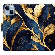iSaprio flip case GoldBlue for iPhone 14 - Phone Cover