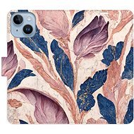 iSaprio flip pouzdro Old Leaves 02 pro iPhone 14 - Phone Cover