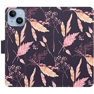 iSaprio flip pouzdro Ornamental Flowers 02 pro iPhone 14 - Phone Cover