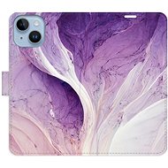 iSaprio flip case Purple Paint for iPhone 14 - Phone Cover