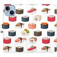iSaprio flip puzdro Sushi Pattern 02 na iPhone 14 - Kryt na mobil