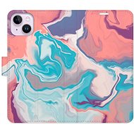 iSaprio flip pouzdro Abstract Paint 06 pro iPhone 14 Plus - Phone Cover