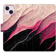iSaprio flip pouzdro BlackPink Marble pro iPhone 14 Plus - Phone Cover