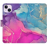 iSaprio flip pouzdro Colour Marble 02 pro iPhone 14 Plus - Phone Cover