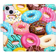 iSaprio flip pouzdro Donuts Pattern 02 pro iPhone 14 Plus - Phone Cover