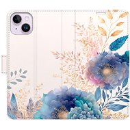 iSaprio flip pouzdro Ornamental Flowers 03 pro iPhone 14 Plus - Phone Cover