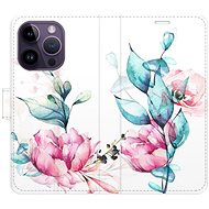 iSaprio flip pouzdro Beautiful Flower pro iPhone 14 Pro - Phone Cover